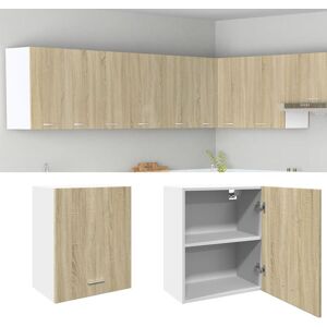 Berkfield Home Wall Mounted Cabinet Lyon Sonoma Oak 50x31x60 cm Engineered Wood in Brown Size: 50 x 31 x 60 cm Brown 50 x 31 x 60 cm Berkfield Home Wall Mounted Cabinet Lyon Sonoma Oak 50x31x60 cm Engineered Wood in Brown Size: 50 x 31 x 60 cm Brown 50 x 31 x 60 cm