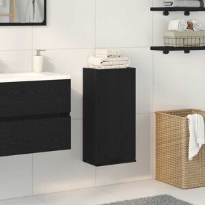 Berkfield Home Wall-mounted Cabinet Black Oak 32x20x67 cm Engineered Wood Size: 32 x 20 x 67 cm Black 32 x 20 x 67 cm Berkfield Home Wall-mounted Cabinet Black Oak 32x20x67 cm Engineered Wood Size: 32 x 20 x 67 cm Black 32 x 20 x 67 cm