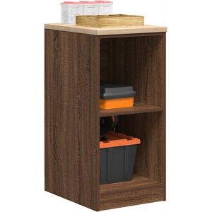 Berkfield Home Garage Storage Cabinet Brown Oak 40x51x85 cm Solid Wood Pine Size: 40 x 51 x 85 cm Brown 40 x 51 x 85 cm Berkfield Home Garage Storage Cabinet Brown Oak 40x51x85 cm Solid Wood Pine Size: 40 x 51 x 85 cm Brown 40 x 51 x 85 cm