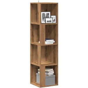 Berkfield Home Corner Cabinet Artisan Oak 33x33x132 cm Engineered Wood in Brown Size: 33 x 33 x 132 cm Brown 33 x 33 x 132 cm Berkfield Home Corner Cabinet Artisan Oak 33x33x132 cm Engineered Wood in Brown Size: 33 x 33 x 132 cm Brown 33 x 33 x 132 cm