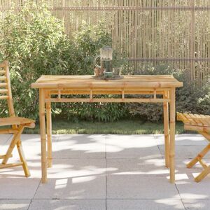 Berkfield Home Garden Dining Table 110x55x75 cm Bamboo in Brown Size: 110 x 55 x 75 cm Brown 110 x 55 x 75 cm Berkfield Home Garden Dining Table 110x55x75 cm Bamboo in Brown Size: 110 x 55 x 75 cm Brown 110 x 55 x 75 cm