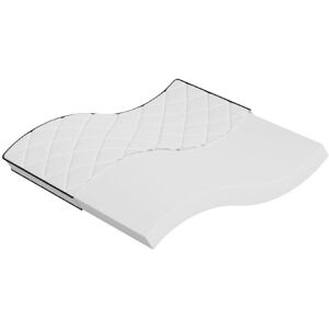 Berkfield Home Foam Mattress Medium Soft 180x200 cm in White White 180x200 cm Berkfield Home Foam Mattress Medium Soft 180x200 cm in White White 180x200 cm