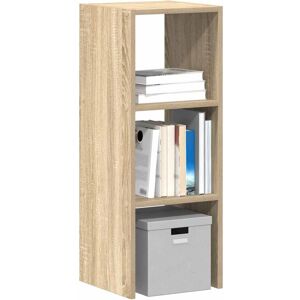 Berkfield Home Bookcase Stackable Sonoma Oak 30x30x80 cm Engineered Wood in Brown Size: 30 x 30 x 80 cm Brown 30 x 30 x 80 cm Berkfield Home Bookcase Stackable Sonoma Oak 30x30x80 cm Engineered Wood in Brown Size: 30 x 30 x 80 cm Brown 30 x 30 x 80 cm