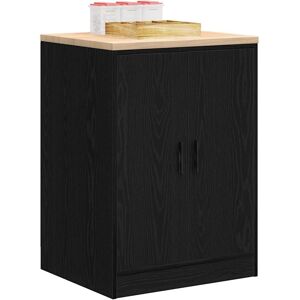 Berkfield Home Garage Storage Cabinet Black 60x51x85 cm Solid Wood Pine Size: 60 x 51 x 85 cm Black 60 x 51 x 85 cm Berkfield Home Garage Storage Cabinet Black 60x51x85 cm Solid Wood Pine Size: 60 x 51 x 85 cm Black 60 x 51 x 85 cm