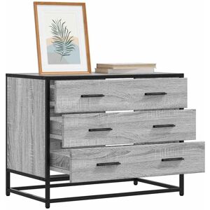 Berkfield Home Drawer Cabinet Grey Sonoma 70x41x56 cm Engineered Wood Size: 70 x 41 x 56 cm Grey 70 x 41 x 56 cm Berkfield Home Drawer Cabinet Grey Sonoma 70x41x56 cm Engineered Wood Size: 70 x 41 x 56 cm Grey 70 x 41 x 56 cm