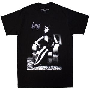 Amy Winehouse Men's Chair T-Shirt in Black Size: 2XL Black 2XL Amy Winehouse Men's Chair T-Shirt in Black Size: 2XL Black 2XL