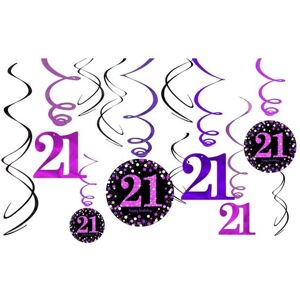 Amscan 21 Hanging Dration in Pink Pink Amscan 21 Hanging Dration in Pink Pink