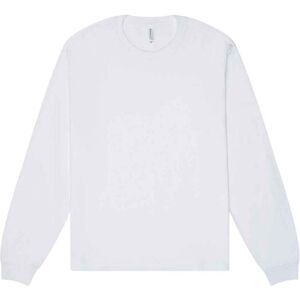 Bella + Canvas Men's Heavy Boxy Long-Sleeved T-Shirt in White Size: Large White L Bella + Canvas Men's Heavy Boxy Long-Sleeved T-Shirt in White Size: Large White L