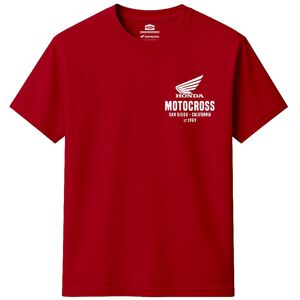 Honda Men's Motocross T-Shirt in Red Size: Large Red L Honda Men's Motocross T-Shirt in Red Size: Large Red L