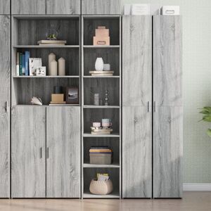 Berkfield Home Highboard Grey Sonoma 40x41x185 cm Engineered Wood Size: 40 x 41 x 185 cm Grey 40 x 41 x 185 cm Berkfield Home Highboard Grey Sonoma 40x41x185 cm Engineered Wood Size: 40 x 41 x 185 cm Grey 40 x 41 x 185 cm