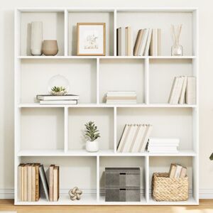 Berkfield Home Book Cabinet White 132x29x141.5 cm Engineered Wood White 132x29x141.5 cm Berkfield Home Book Cabinet White 132x29x141.5 cm Engineered Wood White 132x29x141.5 cm