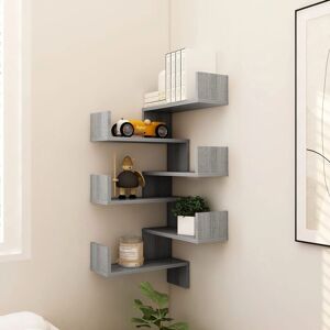 Berkfield Home Wall Corner Shelves 2 pcs Grey Sonoma 40x40x50 cm Engineered Wood Size: 40 x 40 x 50 cm Grey 40 x 40 x 50 cm Berkfield Home Wall Corner Shelves 2 pcs Grey Sonoma 40x40x50 cm Engineered Wood Size: 40 x 40 x 50 cm Grey 40 x 40 x 50 cm