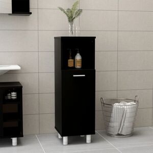 Berkfield Home Bathroom Cabinet Black 30x30x95 cm Engineered Wood Size: 30 x 30 x 95 cm Black 30 x 30 x 95 cm Berkfield Home Bathroom Cabinet Black 30x30x95 cm Engineered Wood Size: 30 x 30 x 95 cm Black 30 x 30 x 95 cm