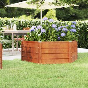 Berkfield Home Garden Raised Bed Rusty 129x129x45 cm Corten Steel in Brown Size: 129 x 129 x 45 cm Brown 129 x 129 x 45 cm Berkfield Home Garden Raised Bed Rusty 129x129x45 cm Corten Steel in Brown Size: 129 x 129 x 45 cm Brown 129 x 129 x 45 cm