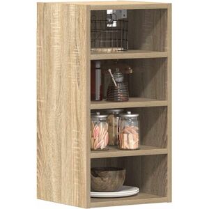 Berkfield Home Hanging Cabinet Sonoma Oak 30x29.5x60 cm Engineered Wood in Brown Brown 30x29.5x60 cm Berkfield Home Hanging Cabinet Sonoma Oak 30x29.5x60 cm Engineered Wood in Brown Brown 30x29.5x60 cm
