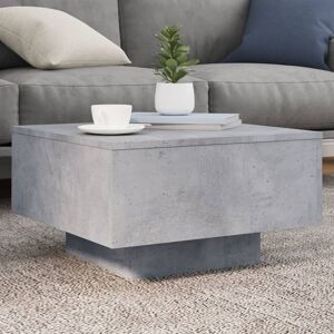 Berkfield Home Coffee Table with LED Lights Concrete Grey 55x55x31 cm Size: 55 x 55 x 31 cm Grey 55 x 55 x 31 cm Berkfield Home Coffee Table with LED Lights Concrete Grey 55x55x31 cm Size: 55 x 55 x 31 cm Grey 55 x 55 x 31 cm