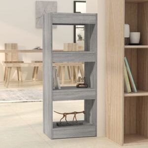 Berkfield Home Book Cabinet/Room Divider Grey Sonoma 40x30x103 cm Engineered Wood Size: 40 x 30 x 103 cm Grey 40 x 30 x 103 cm Berkfield Home Book Cabinet/Room Divider Grey Sonoma 40x30x103 cm Engineered Wood Size: 40 x 30 x 103 cm Grey 40 x 30 x 103 cm