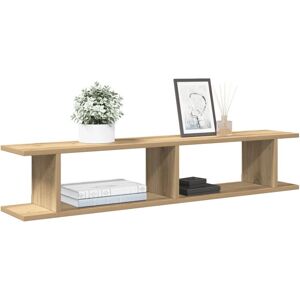 Berkfield Home Wall Shelves 2 pcs Artisan Oak 105x18x20 cm Engineered Wood in Brown Size: 105 x 18 x 20 cm Brown 105 x 18 x 20 cm Berkfield Home Wall Shelves 2 pcs Artisan Oak 105x18x20 cm Engineered Wood in Brown Size: 105 x 18 x 20 cm Brown 105 x 18 x 20 cm
