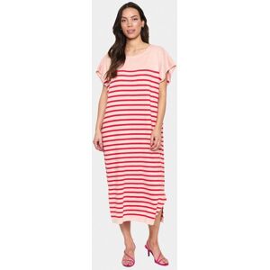 Saint Tropez Women's Striped in Pink Size: Large Pink L Saint Tropez Women's Striped in Pink Size: Large Pink L