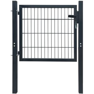 Berkfield Home 2D Fence Gate (Single) Anthracite Grey 106 x 130 cm Grey 106 x 130 cm Berkfield Home 2D Fence Gate (Single) Anthracite Grey 106 x 130 cm Grey 106 x 130 cm