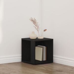 Berkfield Home Side Table Black Oak 33x33x34, 5 cm Engineered Wood Black Berkfield Home Side Table Black Oak 33x33x34, 5 cm Engineered Wood Black
