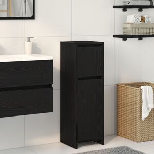 Berkfield Home Bathroom Cabinet Black Oak 30x30x95 cm Engineered Wood Size: 30 x 30 x 95 cm Black 30 x 30 x 95 cm Berkfield Home Bathroom Cabinet Black Oak 30x30x95 cm Engineered Wood Size: 30 x 30 x 95 cm Black 30 x 30 x 95 cm