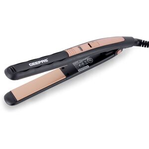 Geepas Ceramic Hair Straighteners Adjustable Temperature 180-210 C Swivel Cord in Black Black Geepas Ceramic Hair Straighteners Adjustable Temperature 180-210 C Swivel Cord in Black Black