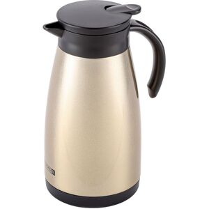 Royalford Double Walled Coffee Pot Stainless Steel Thermal Carafe in Gold Size: Large Gold Large Royalford Double Walled Coffee Pot Stainless Steel Thermal Carafe in Gold Size: Large Gold Large