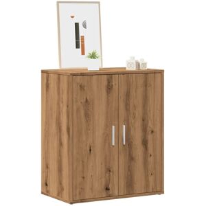 Berkfield Home Shoe Cabinet Artisan Oak 60x35x70 cm Engineered Wood in Brown Size: 60 x 35 x 70 cm Brown 60 x 35 x 70 cm Berkfield Home Shoe Cabinet Artisan Oak 60x35x70 cm Engineered Wood in Brown Size: 60 x 35 x 70 cm Brown 60 x 35 x 70 cm