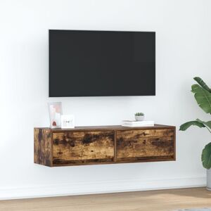 Berkfield Home TV Cabinet Smoked Oak 100x31x25, 5 cm Engineered Wood in Brown Brown Berkfield Home TV Cabinet Smoked Oak 100x31x25, 5 cm Engineered Wood in Brown Brown