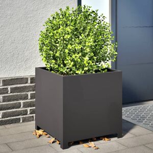 Berkfield Home Garden Planter Black 50x50x50 cm Steel Size: 50 x 50 x 50 cm Black 50 x 50 x 50 cm Berkfield Home Garden Planter Black 50x50x50 cm Steel Size: 50 x 50 x 50 cm Black 50 x 50 x 50 cm