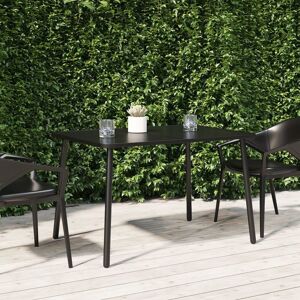 Berkfield Home Garden Table Anthracite 110x80x71 cm Steel in Black Size: 110 x 80 x 71 cm Black 110 x 80 x 71 cm Berkfield Home Garden Table Anthracite 110x80x71 cm Steel in Black Size: 110 x 80 x 71 cm Black 110 x 80 x 71 cm