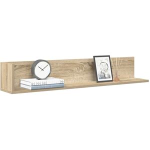Berkfield Home Wall Shelves 2 pcs Sonoma Oak 100x16.5x16.5 cm Engineered Wood in Brown Brown 100x16.5x16.5 cm Berkfield Home Wall Shelves 2 pcs Sonoma Oak 100x16.5x16.5 cm Engineered Wood in Brown Brown 100x16.5x16.5 cm