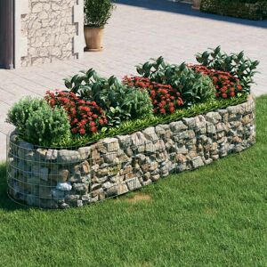 Berkfield Home Gabion Raised Bed Galvanised Iron 300x100x50 cm in Silver Size: 300 x 100 x 50 cm Silver 300 x 100 x 50 cm Berkfield Home Gabion Raised Bed Galvanised Iron 300x100x50 cm in Silver Size: 300 x 100 x 50 cm Silver 300 x 100 x 50 cm