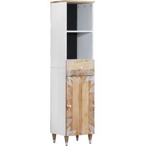 Berkfield Home Bathroom Cabinet 38x33.5x160 cm Solid Wood Mango in Brown Brown 38x33.5x160 cm Berkfield Home Bathroom Cabinet 38x33.5x160 cm Solid Wood Mango in Brown Brown 38x33.5x160 cm