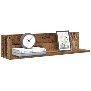 Berkfield Home Wall Shelves 2 pcs Old Wood 75x16.5x16.5 cm Engineered Wood in Brown Brown 75x16.5x16.5 cm Berkfield Home Wall Shelves 2 pcs Old Wood 75x16.5x16.5 cm Engineered Wood in Brown Brown 75x16.5x16.5 cm