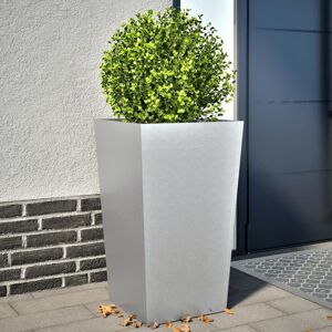 Berkfield Home Garden Planters 45x45x75 cm 2 pcs Galvanised Steel in Grey Size: 45 x 45 x 75 cm Grey 45 x 45 x 75 cm Berkfield Home Garden Planters 45x45x75 cm 2 pcs Galvanised Steel in Grey Size: 45 x 45 x 75 cm Grey 45 x 45 x 75 cm
