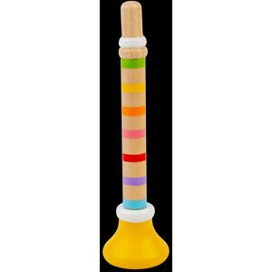 Bigjigs Toys Wooden Yellow Trumpet - Children's Musical Instrument Toys Multicolor Bigjigs Toys Wooden Yellow Trumpet - Children's Musical Instrument Toys Multicolor