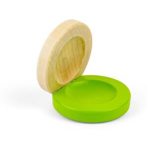 Bigjigs Toys Children's Wooden Castanets - One Pair - Green Green Bigjigs Toys Children's Wooden Castanets - One Pair - Green Green