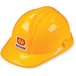 Bigjigs Toys Yellow Builder's Helmet - Construction Toy for Pretend Play Bigjigs Toys Yellow Builder's Helmet - Construction Toy for Pretend Play