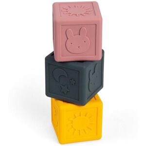Bigjigs Toys Silicone Sensory Stacking Cubes Multicolor Bigjigs Toys Silicone Sensory Stacking Cubes Multicolor