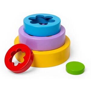 Bigjigs Toys Flower Tower Multicolor Bigjigs Toys Flower Tower Multicolor