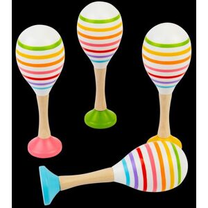 Bigjigs Toys Wooden Maraca - One Pair - Children's Wood Instruments Multicolor Bigjigs Toys Wooden Maraca - One Pair - Children's Wood Instruments Multicolor
