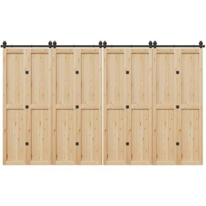 Berkfield Home Sliding Door Hardware Kit 366 cm Steel Black Multicolor Berkfield Home Sliding Door Hardware Kit 366 cm Steel Black Multicolor