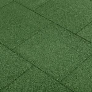 Berkfield Home Fall Protection Tiles 18 pcs Rubber 50x50x3 cm Green Size: 50 x 50 x 3 cm Green 50 x 50 x 3 cm Berkfield Home Fall Protection Tiles 18 pcs Rubber 50x50x3 cm Green Size: 50 x 50 x 3 cm Green 50 x 50 x 3 cm