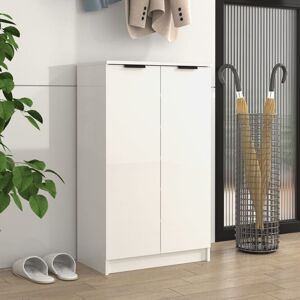 Berkfield Home Shoe Cabinet High Gloss White 59x35x100 cm Engineered Wood Size: 59 x 35 x 100 cm White 59 x 35 x 100 cm Berkfield Home Shoe Cabinet High Gloss White 59x35x100 cm Engineered Wood Size: 59 x 35 x 100 cm White 59 x 35 x 100 cm