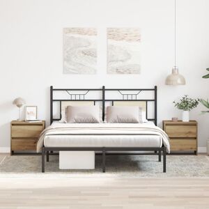 Berkfield Home Bedside Cabinet 2 pcs Artisan Oak 45x34x44, 5 cm Engineered Wood in Brown Brown Berkfield Home Bedside Cabinet 2 pcs Artisan Oak 45x34x44, 5 cm Engineered Wood in Brown Brown