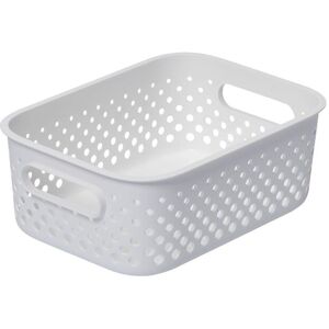 SmartStore Essence Small Lavender Organiser 'Storage Basket', 1.6L in White White S SmartStore Essence Small Lavender Organiser 'Storage Basket', 1.6L in White White S