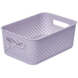 SmartStore Essence Medium White Organiser Tray 'Storage Basket', 5.6L in Purple Purple M SmartStore Essence Medium White Organiser Tray 'Storage Basket', 5.6L in Purple Purple M