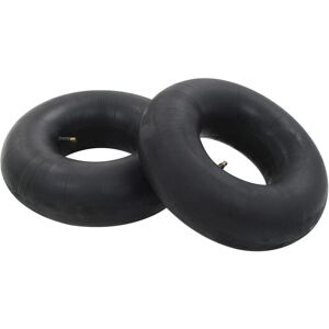Berkfield Home Wheelbarrow Inner Tubes 2 pcs 15x6.00-6 Rubber in Black Black Berkfield Home Wheelbarrow Inner Tubes 2 pcs 15x6.00-6 Rubber in Black Black